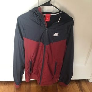 Maroon Nike Windbreaker